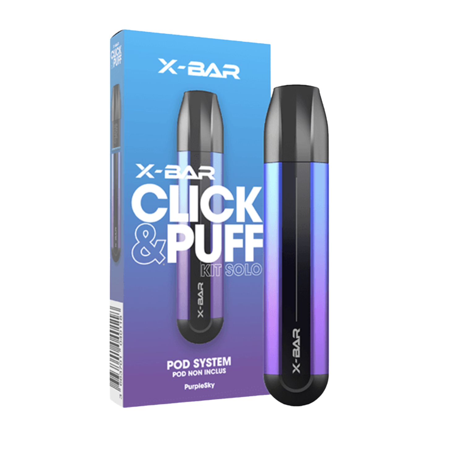 CLICK & PUFF XBAR - KIT SOLO PURPLE SKY