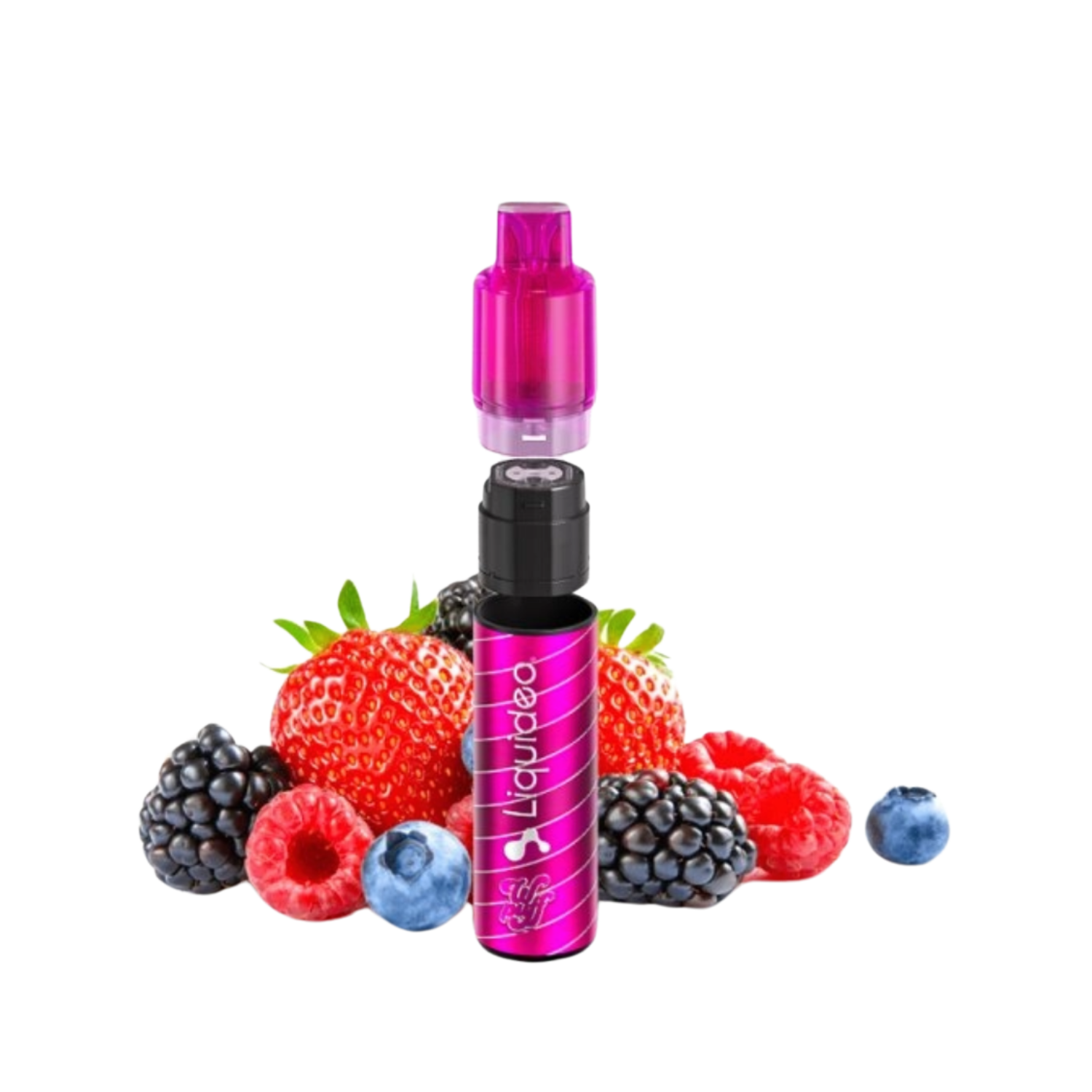 WPUFF FUSION POD SYSTEM - LIQUIDEO - Fruits Rouges - 15 000 puffs