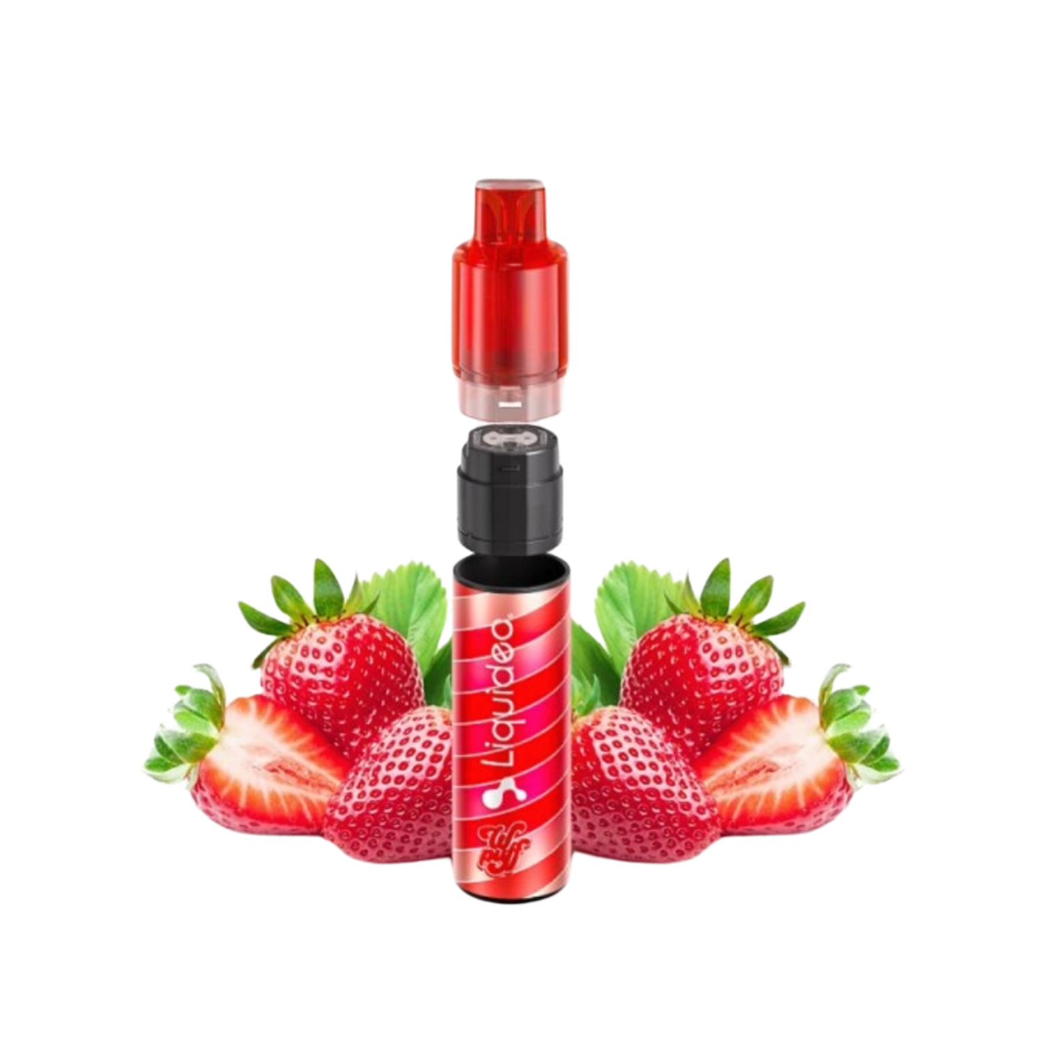 WPUFF FUSION POD SYSTEM- LIQUIDEO - Grosse Fraise - 15 000 puffs