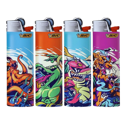 2 BRIQUETS BIC GM ANIMAL PSYCHEDELIA