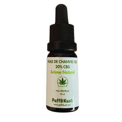 HUILE NATURELLE DE CHANVRE BIO  20%CBD
