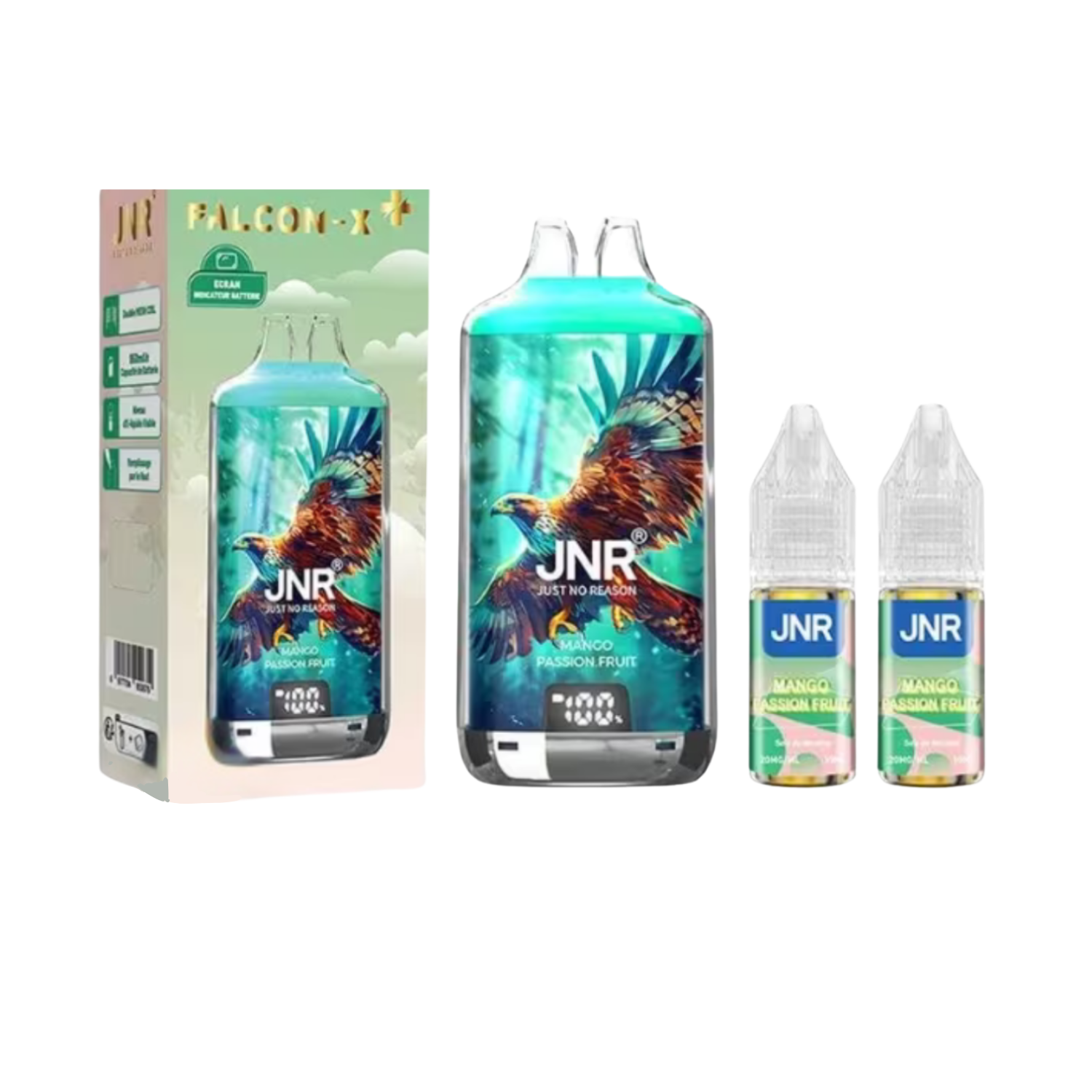 PUFF JNR FALCON X  Mango Fruit de la Passion  28 000 Puffs