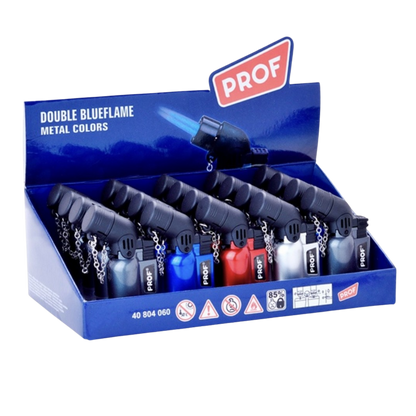 BRIQUET TEMPÊTE Double Flamme bleue Jet PROF