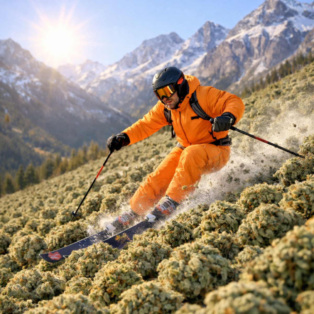 INFUSION BIO "Ressource-toi" Thé vert, mangue, fleurs de bleuet et CBD